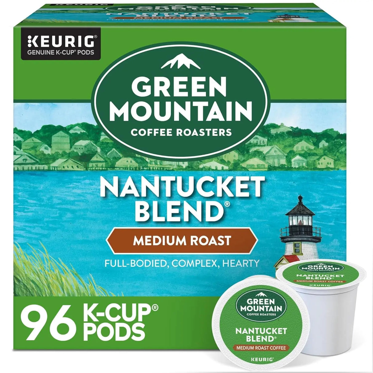 Nantucket Blend Keurig Single-Serve K-Cup Pods, Medium Roast Coffee, 96 Count