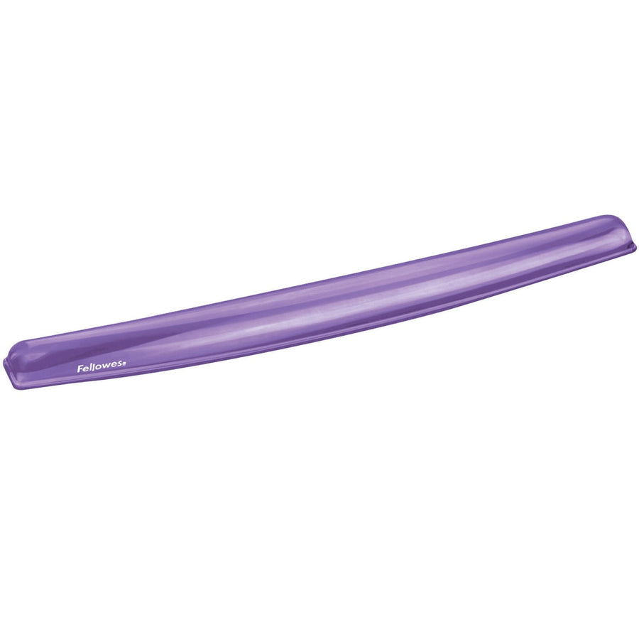 Fellowes Gel Wrist Rest - Crystals, Purple, 18.50" x 0.63", Cloth, Pressure Reliever, FEL91437