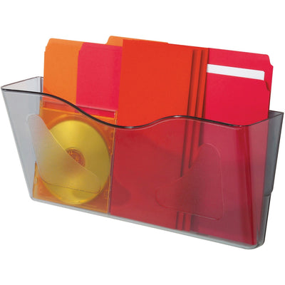 Deflecto Euro-Style DocuPocket, Smoke, DEF63102