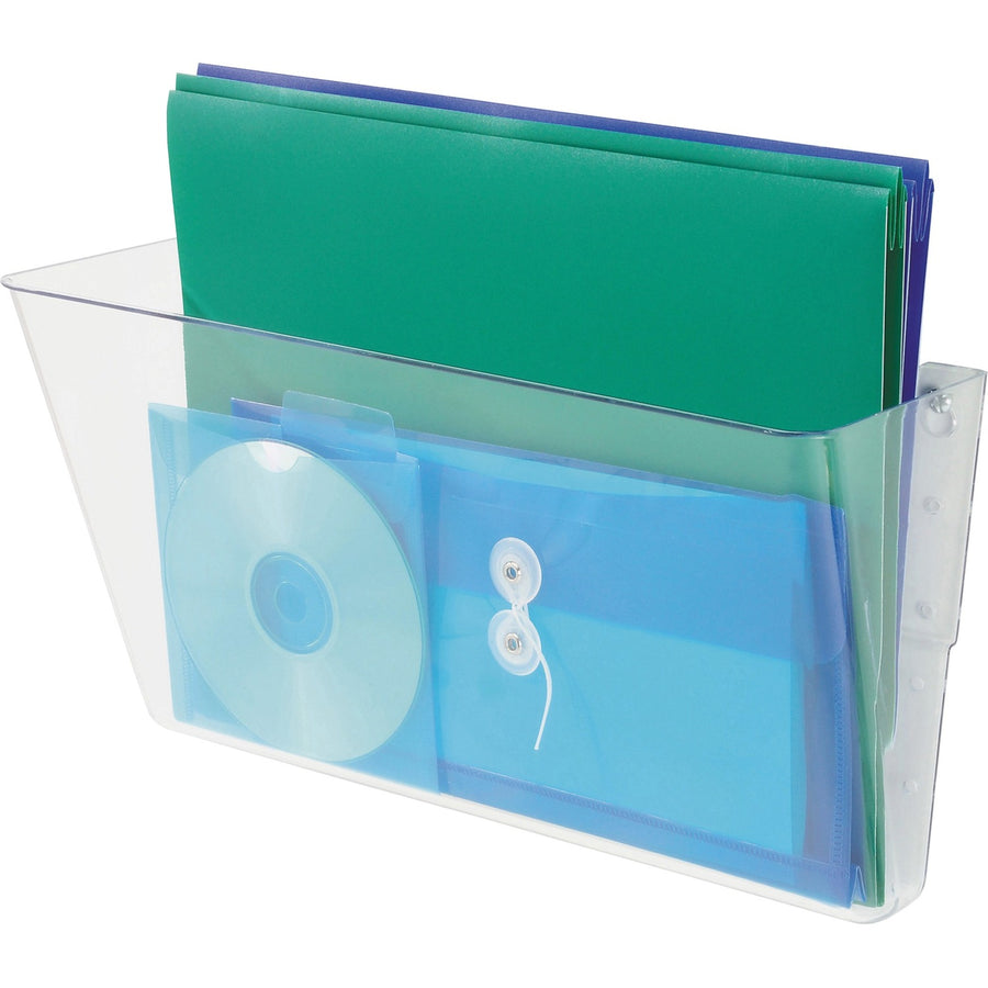 Deflecto EZ Link Stackable DocuPocket, Clear, /PK 4PK/CT — view 1