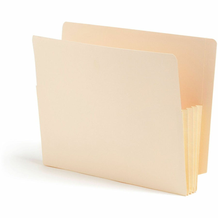 Smead End Tab File Pockets - Reinforced Straight-Cut Tab, 12.375" x 9.5", Manila, Tear Resistant, 10 / Box, SMD75164