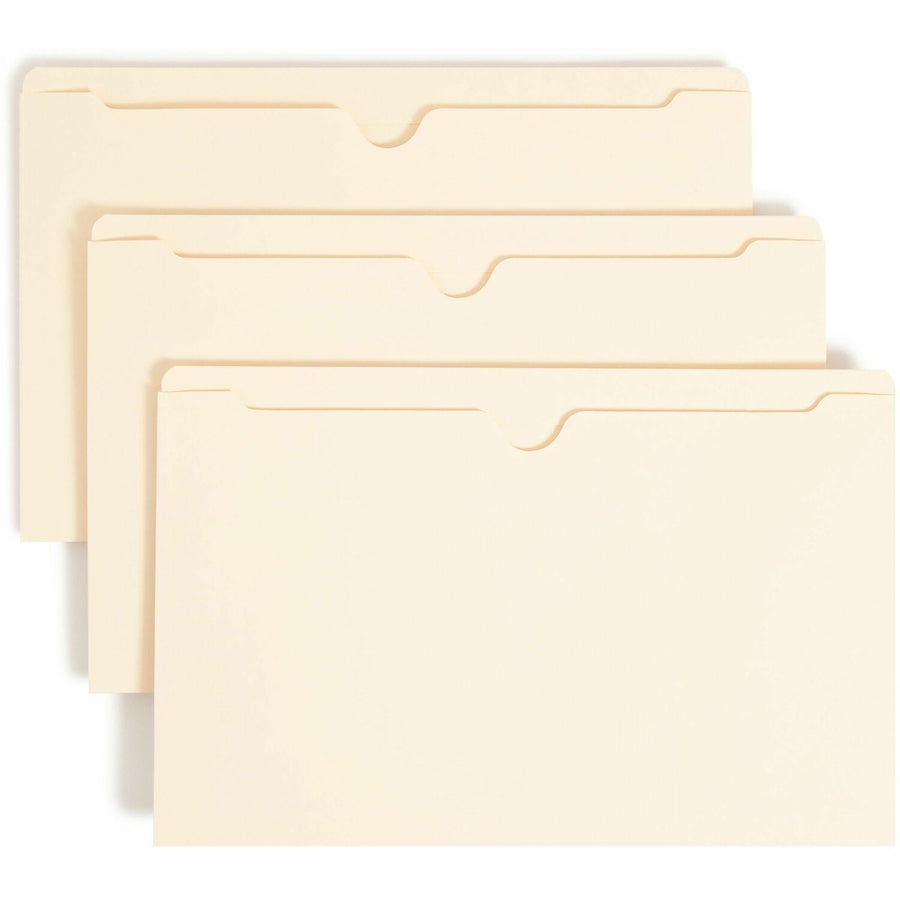 Smead File Jackets, 14.75" x 9.5", Manila, Slip Resistant, 100 / Box, SMD76500