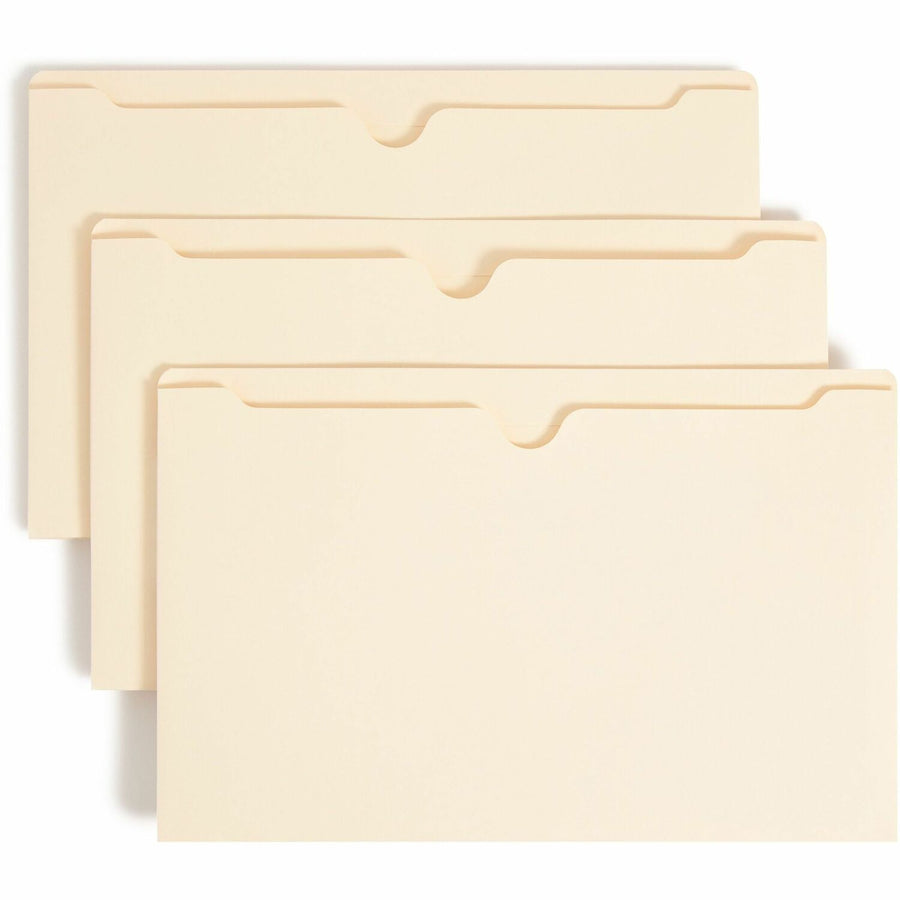 Smead File Jackets, 9.5" x 9.5", Manila, Slip Resistant, 50 / Box, SMD76540
