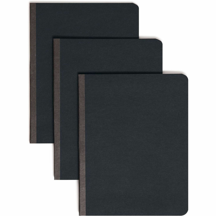Smead Premium Pressboard Report Cover, Metal Prong with Compressor, 9" x 11.5", Black, Rounded Corner, SMD81152