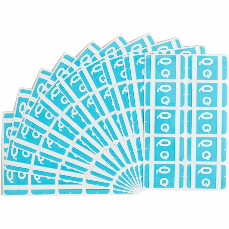 Smead AlphaZ ACCS Color-Coded Labels, Light Blue, 1 / Pack, SMD67187