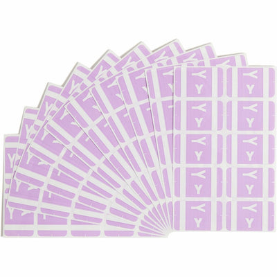 Smead AlphaZ ACCS Color-Coded Labels, Lavender, 1 Pack, SMD67195