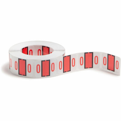 Smead BCCRN Bar-Style Color-Coded Labels, Pink, 500 / Roll, SMD67370