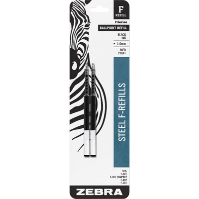 Zebra STEEL 7 Series F Refill Medium Point Ballpoint, 1 Pack, ZEB85412