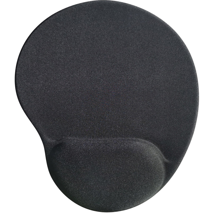 Compucessory Gel Mouse Pads, 10" x 9", Black, Non-skid, CCS55151