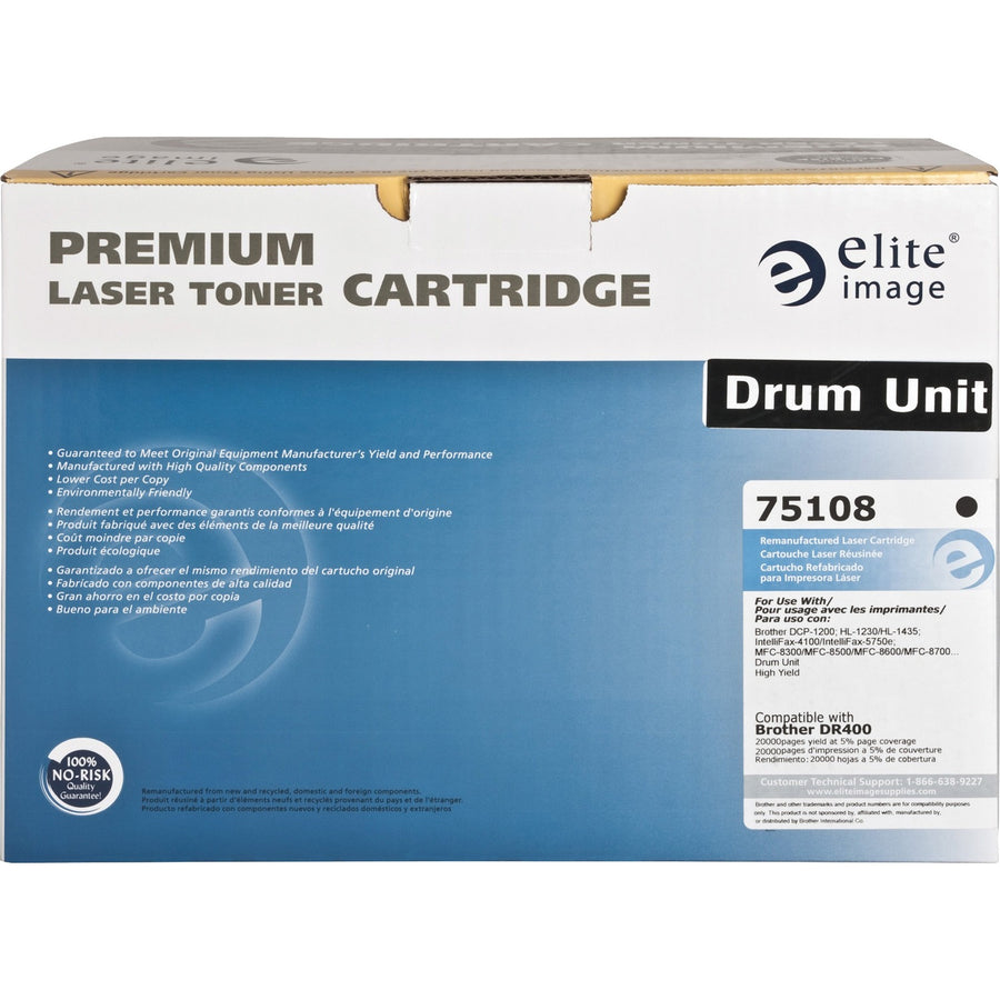 Elite Image Remanufactured Brother DR400 Drum Unit — view 1