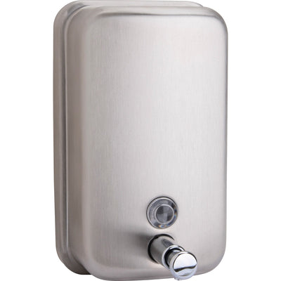 Genuine Joe Liquid/Lotion Soap Dispenser, Stainless Steel, GJO02201
