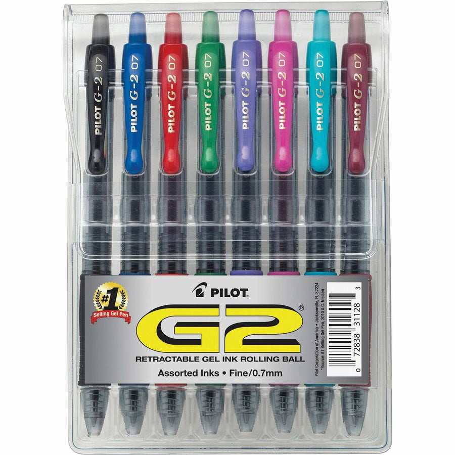 Pilot G2 Premium Gel Ink Retractable Pens, 8 / Pack — view 1