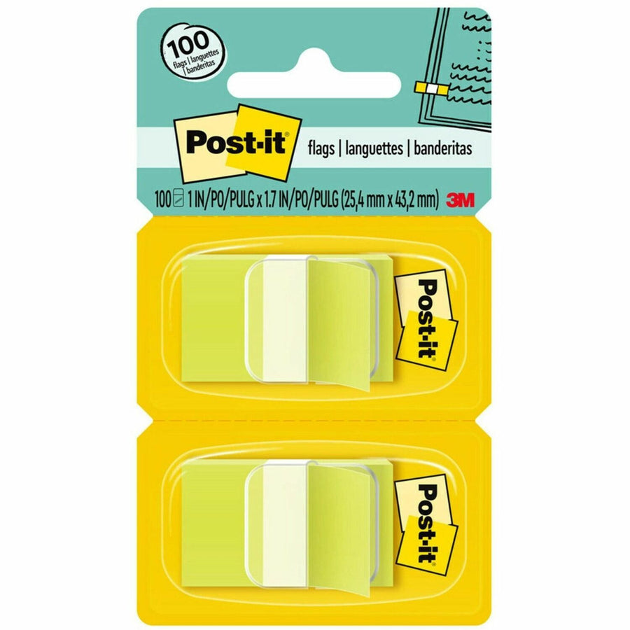 3M Post-it Flags, Green, 1 Pack — view 1