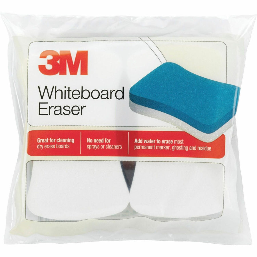 3M Whiteboard Erasers, Blue, 1 Pack — view 1