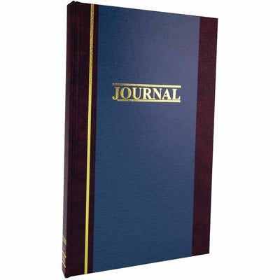 ACCO Wilson Jones S300 Record Ruled Account Journal, Blue, 7.25" Width x 11.75" Length, WLJS3003R