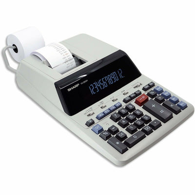 Sharp Calculators VX-2652H 12-Digit Heavy-Duty Commercial Printing Calculator, Gray, SHRVX2652H