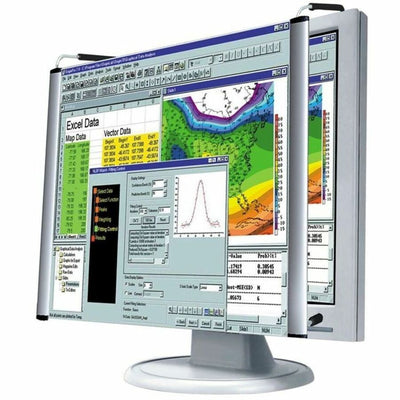 Kantek MaxView Monitor Magnifier, Silver, KTKMAG17L