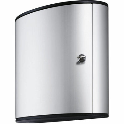 Durable Office 36 Key Brushed Aluminum Cabinet, Silver, DBL1952-23