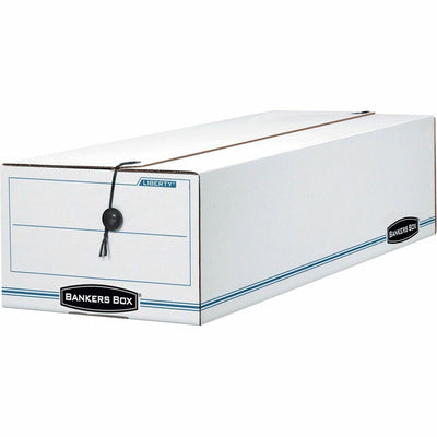 Fellowes Bankers Box Liberty Check and Form Boxes, Blue, 12 / Carton, FEL00003
