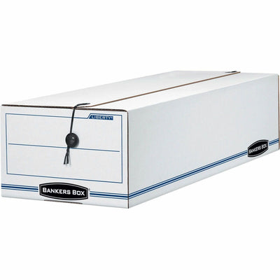 Fellowes Bankers Box Liberty Check and Form Boxes, Blue, 12 / Carton — view 1