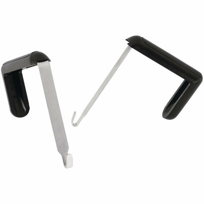 ACCO Quartet Cubicle Partition Hangers, Black, 2 / Set — view 1