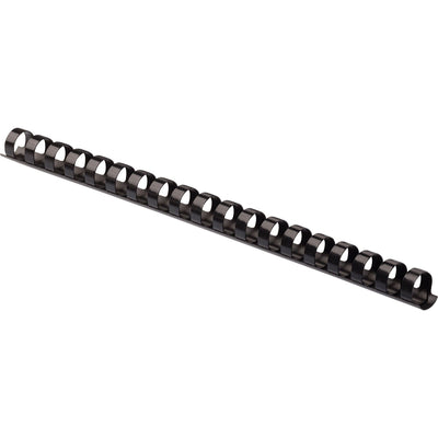 Fellowes Plastic Binding Combs - Black, 5/8" Diameter, 8 1/2" Width x 11" Length, 1 Pack, FEL52327