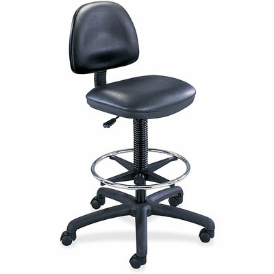 Safco Precision Extended Height Drafting Chair, Black, /CT — view 1