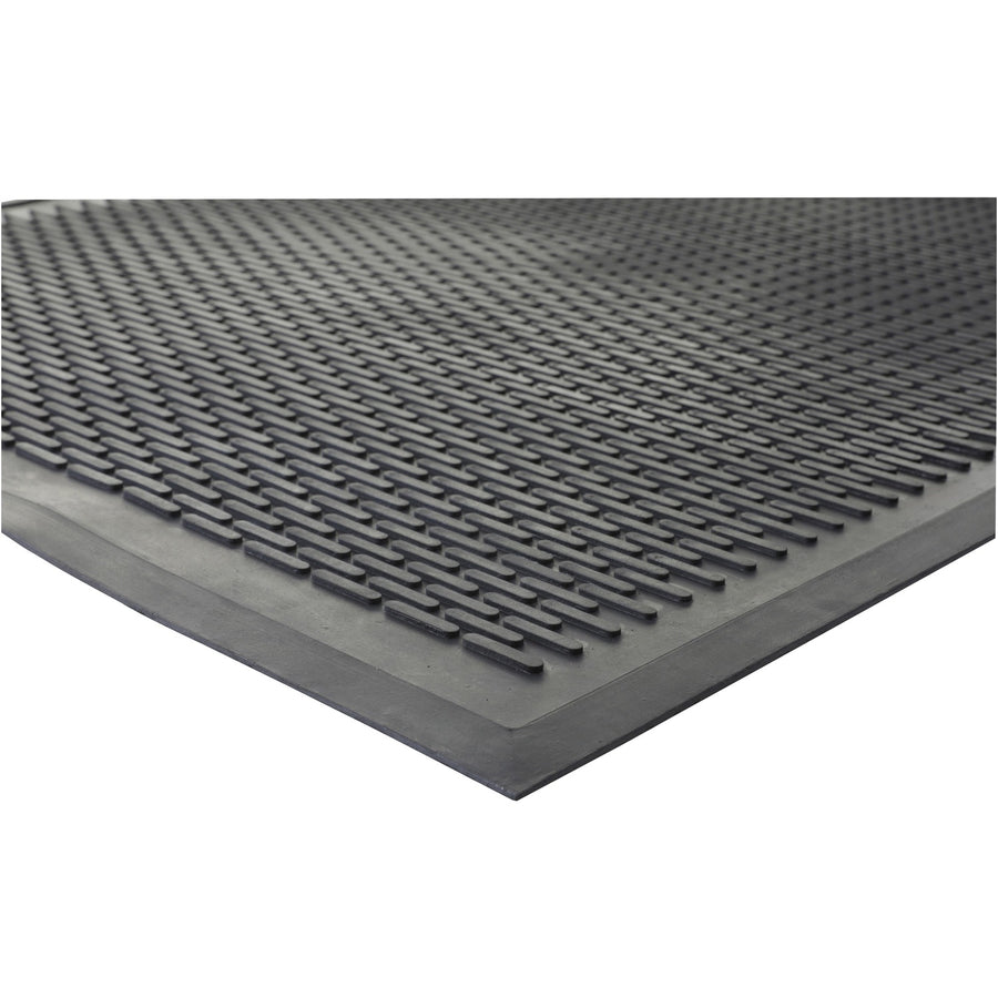 Genuine Joe Clean Step Scraper Floor Mats, Black, /CT — view 1