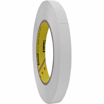 3M Scotch Flatback Write-On Paper Tape, White, 1 Roll, MMM25612