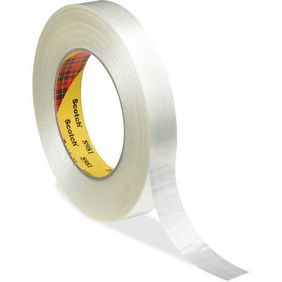 3M Scotch Premium-Grade Filament Tape, Clear, 1 Roll, MMM89811