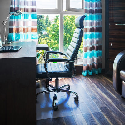 Floortex Cleartex Ultimat Polycarbonate Rectangular Chair Mat for Hard Floor - 48" x 60" — view 1