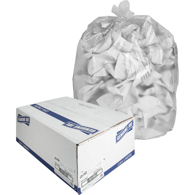 Genuine Joe High-Density Can Liners, Clear, 20 / Carton, GJO01757