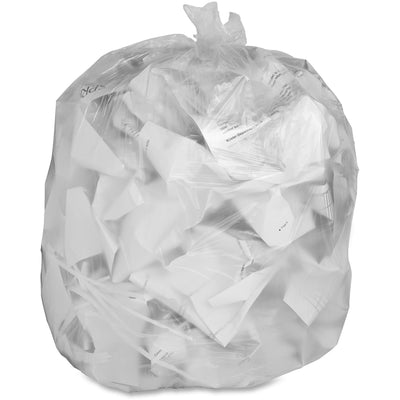 Genuine Joe Economy High-Density Can Liners, Translucent, 200 / Carton, GJO70015