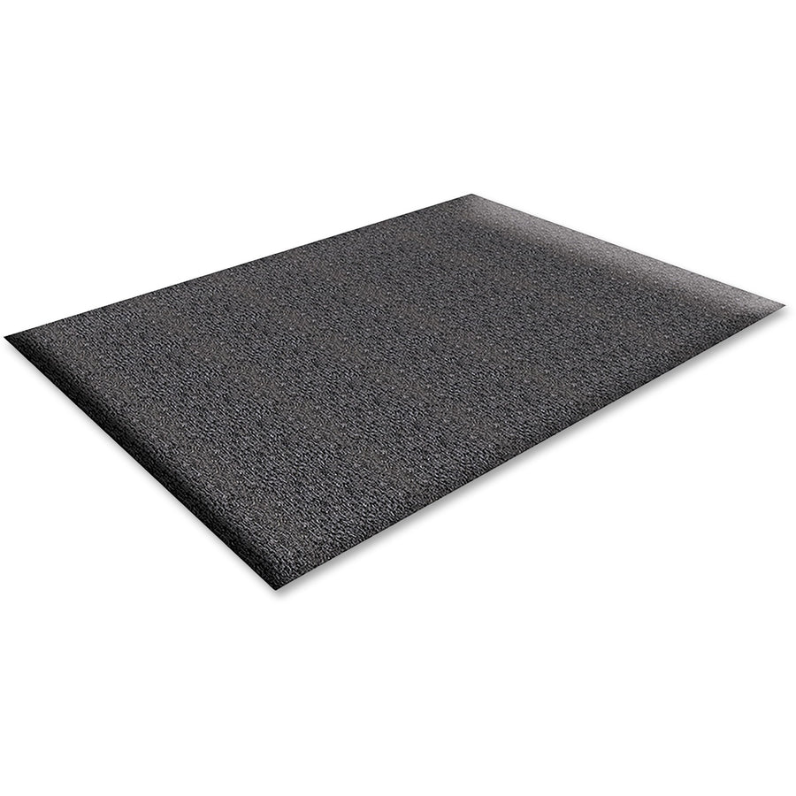 Genuine Joe Soft Step Vinyl Anti-Fatigue Mats, Black, /CT — view 1