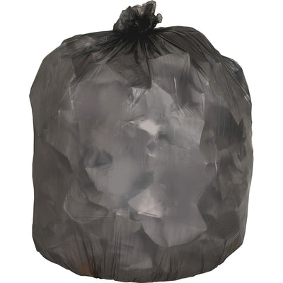 Genuine Joe Economy Linear Low-Density Can Liners, Black, 1000 / Carton, GJO70417