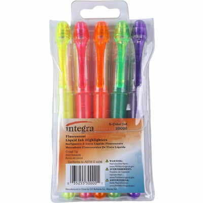 Integra Liquid Highlighters, 5 / Set, ITA30000
