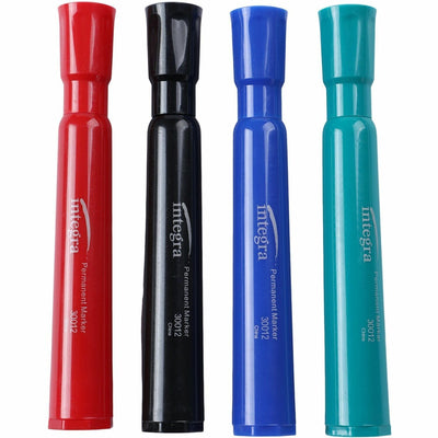 Integra Permanent Chisel Markers, 4 / Set, ITA30012