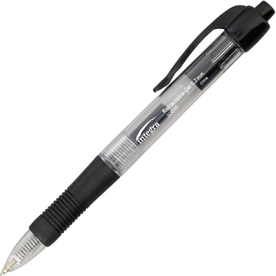 Integra Retractable 0.7mm Gel Pens, 1 Dozen, ITA30035