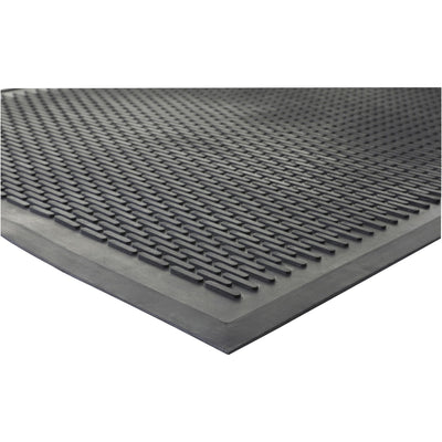 Genuine Joe Clean Step Scraper Floor Mats, Black, /CT — view 1