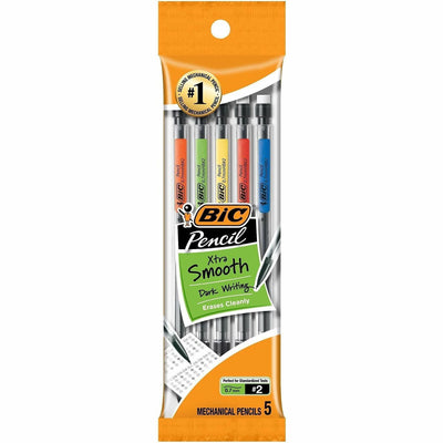 BIC Xtra-Smooth No. 2 Mechanical Pencils With Erasers, 0.7 mm, 1 Pack — view 1