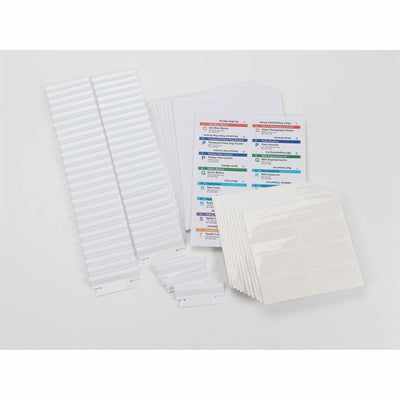 Smead Viewables Premium 3D hanging Folder Tabs and Labels, 1.25" Width x 3.50" Length, 1 Box, SMD64905