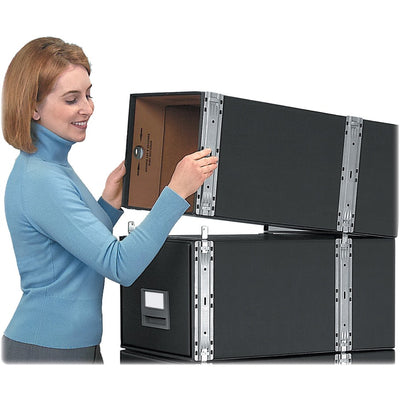 Fellowes Bankers Box Staxonsteel File Storage Drawer System - Legal, Blue, 6 / Carton — view 1