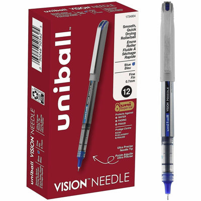 uni-ball uniball™ Vision Needle Rollerball Pens, 1 Dozen, UBC1734904