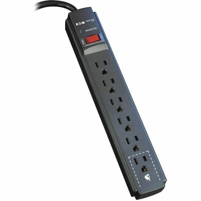 Tripp Lite series 6-Outlet Surge Suppressor, Protect It!, 1.7" x 1.3", TRPTLP606B