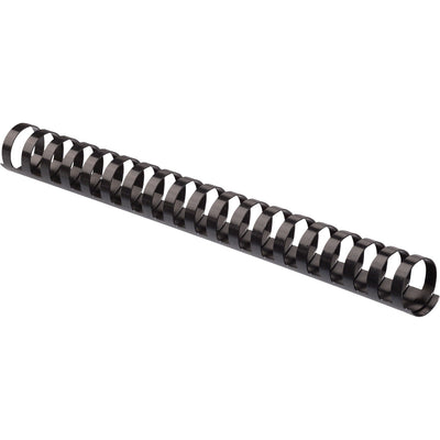 Fellowes Plastic Binding Combs - Black, 3/4" Diameter, 8 1/2" Width x 11" Length, 1 Pack, FEL52367