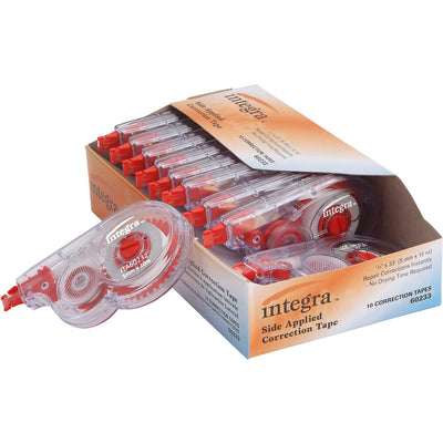 Integra Side-Apply Correction Tape, Smoke, 10 / Pack, ITA60233