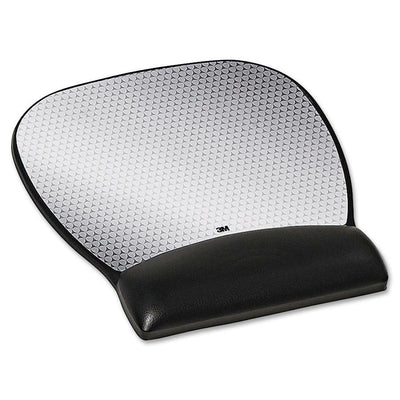 3M Gel Mouse Pad, Black, 1, MMMMW310LE