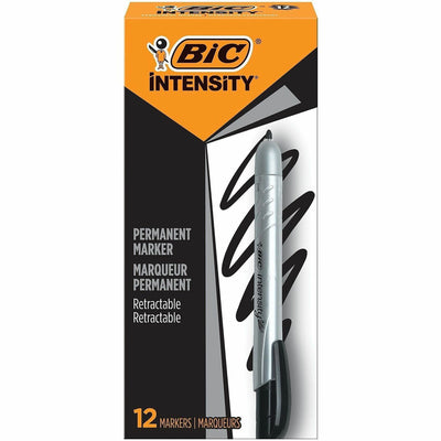 BIC Mark-it Retractable Permanent Markers, 1 Dozen — view 1