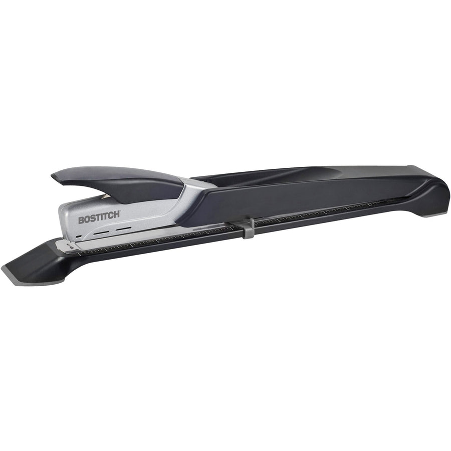 Amax Bostitch Long Reach Antimicrobial Stapler, Silver, 5EA/CT — view 1