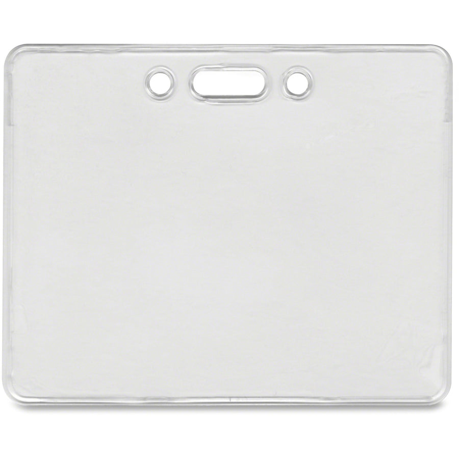 Advantus Proximity Card Horizontal Badge Holder, Clear, 50 / Pack — view 1